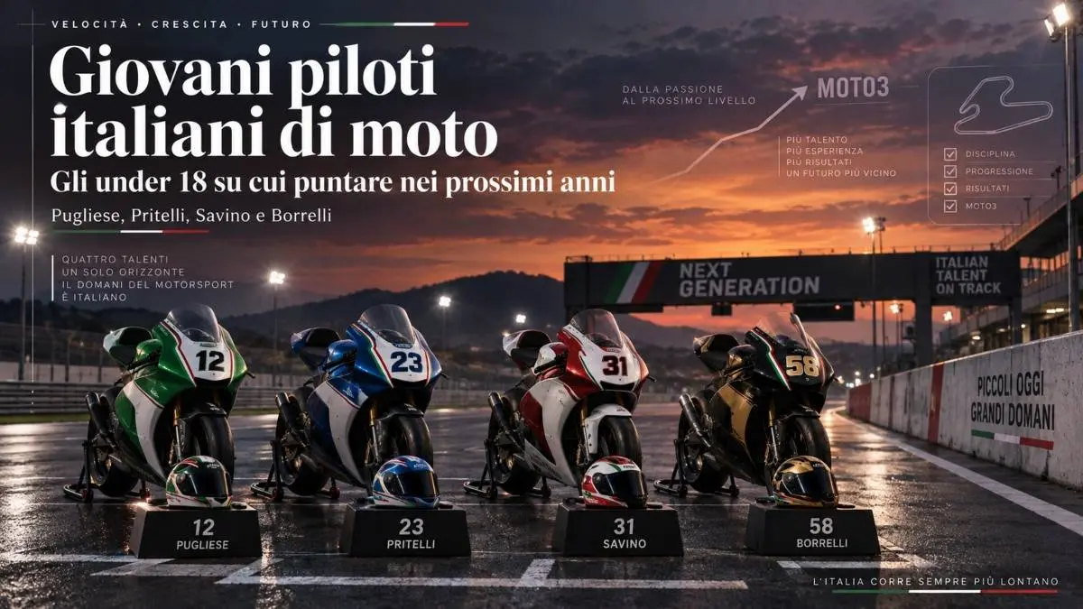 Giovani piloti italiani di moto: gli under 18 su cui puntare nei prossimi anni