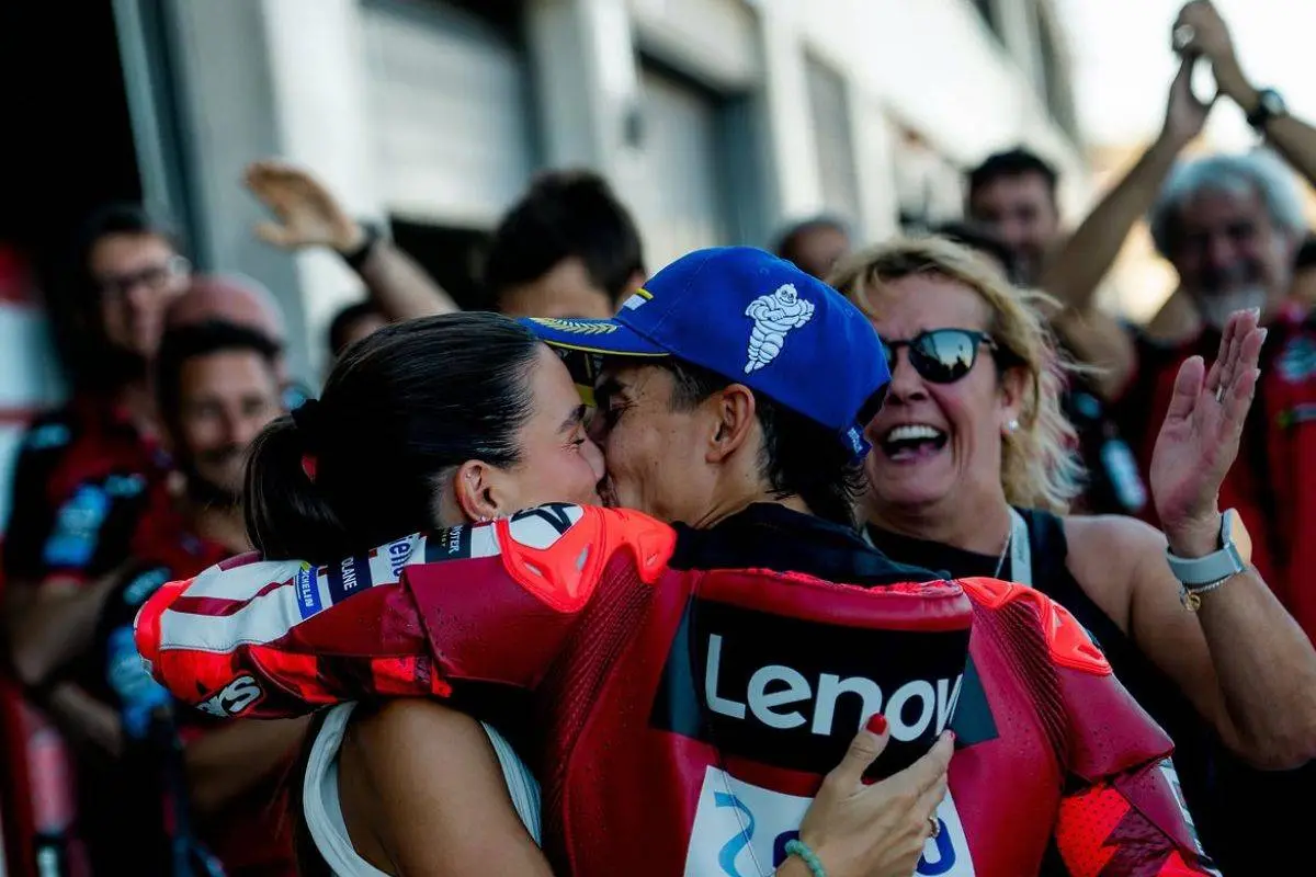 Marc Marquez e Gemma Pinto