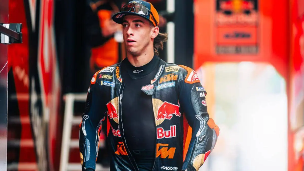 Pedro Acosta pilota KTM MotoGP al Red Bull Ring di Spielberg, Austria