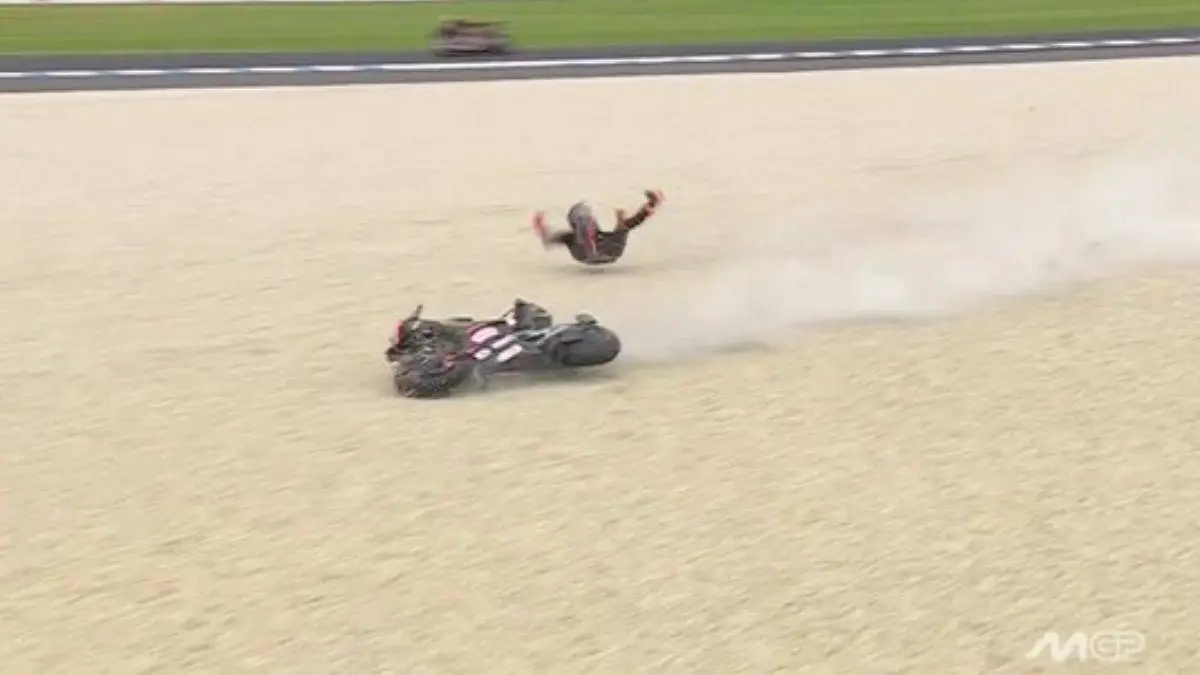 Jorge Martin caduta Phillip Island MotoGP