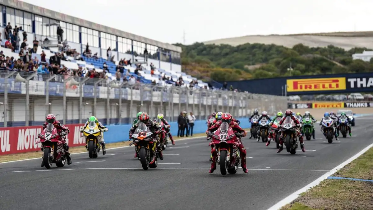 Griglia di partenza della gara del Mondiale Superbike a Jerez