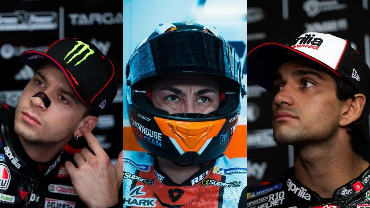 Raul Fernandez Marco Bezzecchi Jorge Martin Aprilia MotoGP