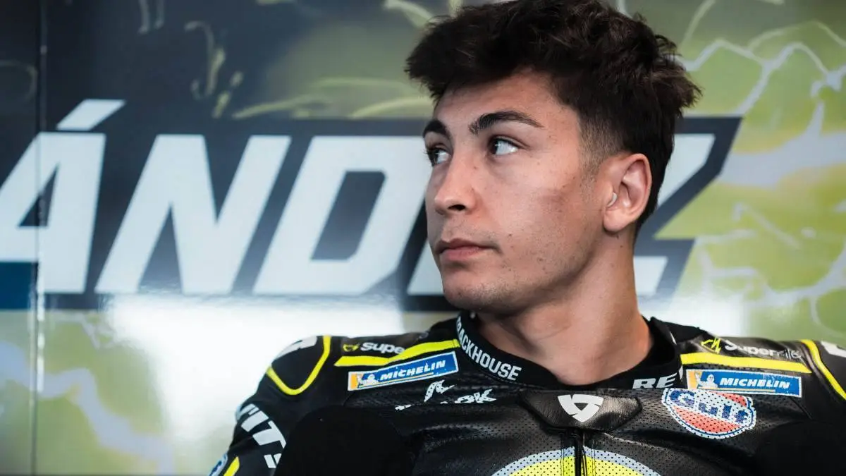 Raul Fernandez pilota del team Trackhouse Aprilia MotoGP