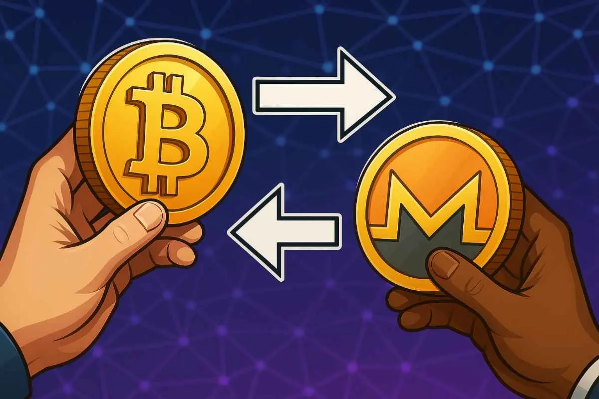 Bitcoin naar Monero