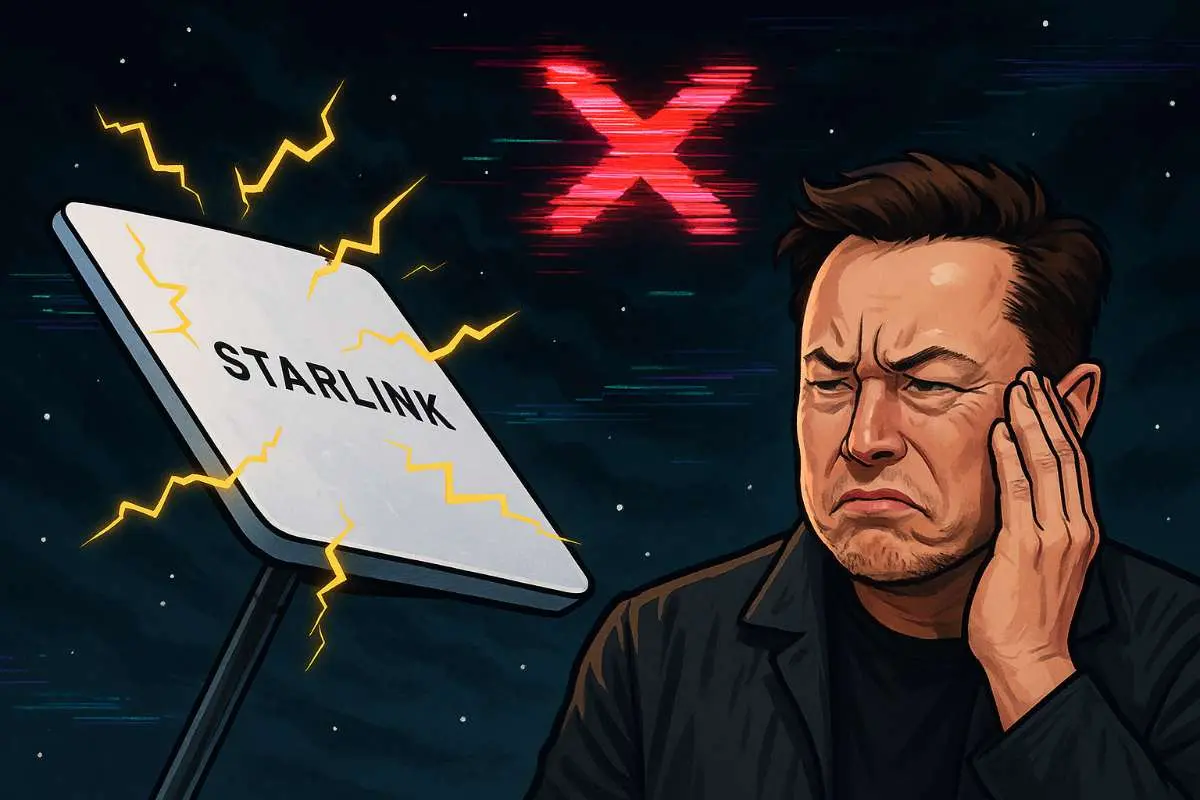 Elon Musk Starlink storing