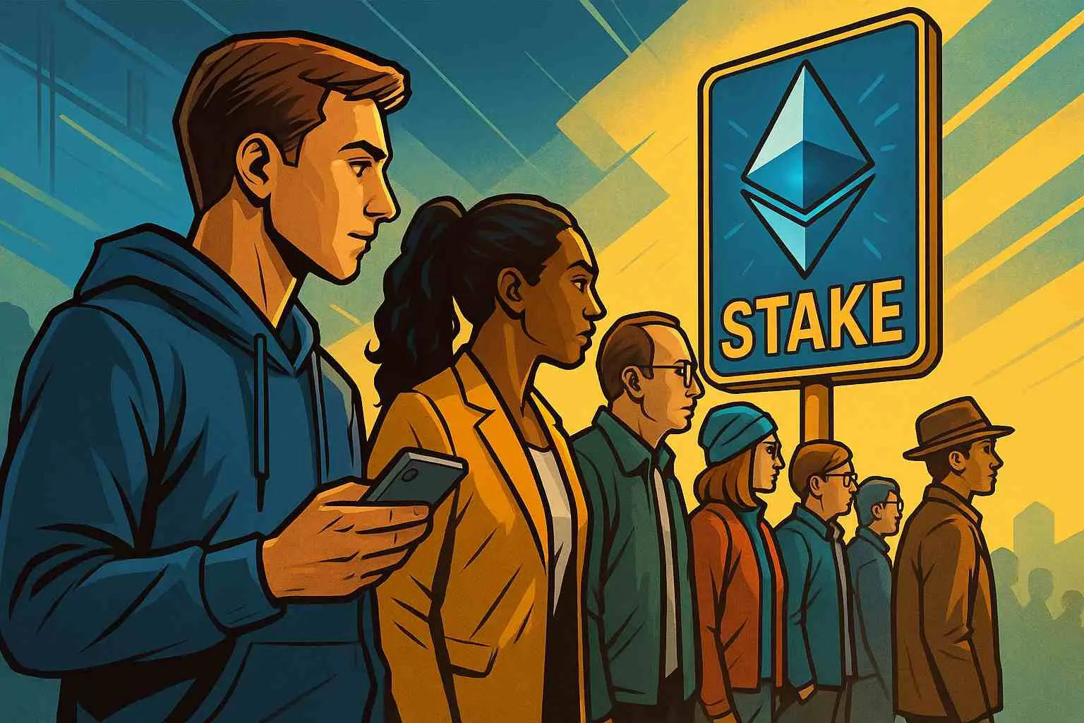 Ethereum staking wachtrij