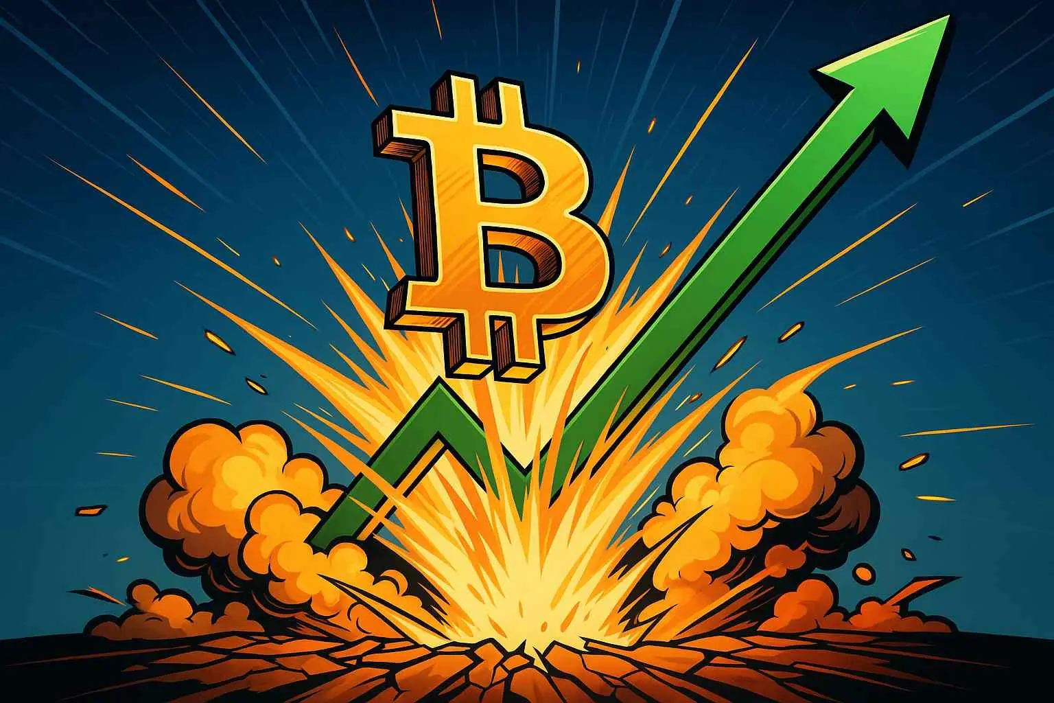 Bitcoin koers explosie