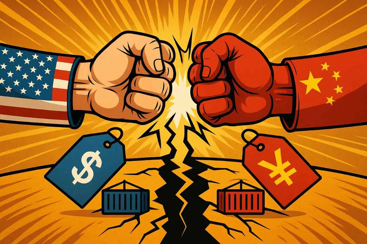 Handelsoorlog VS China Bitcoin daling