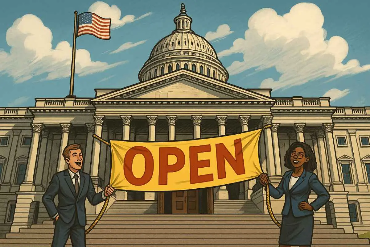 Amerikaanse overheid shutdown einde