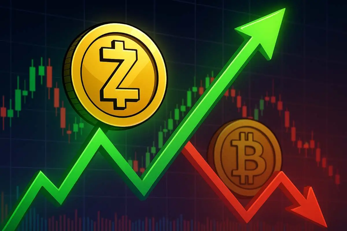 Zcash koers stijgt terwijl Bitcoin koers daalt