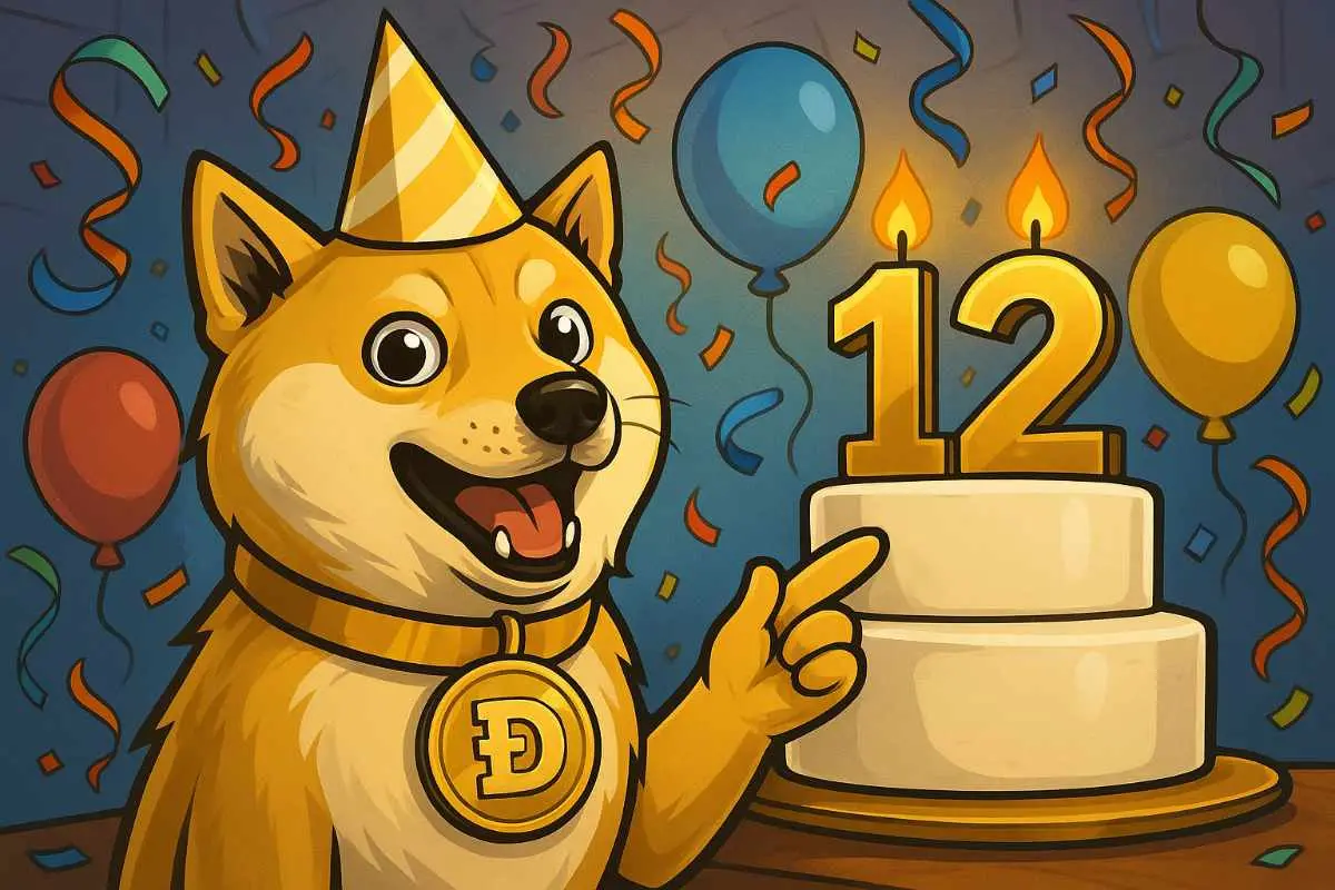 Dogecoin 12e jubileum