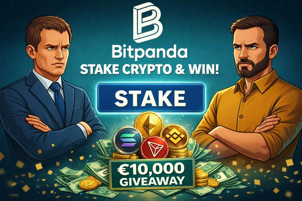 Bitpanda Stake Earn crypto giveaway (1)