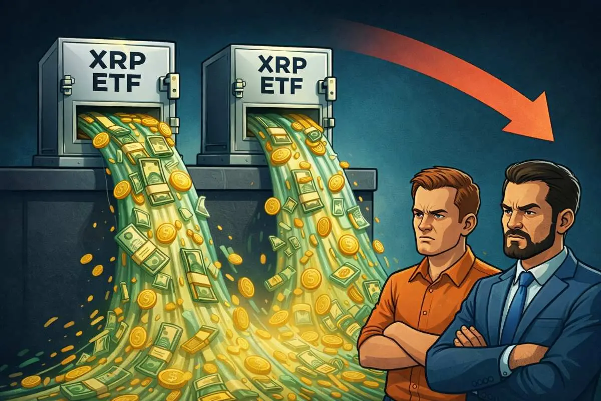 XRP ETF's uitstroom