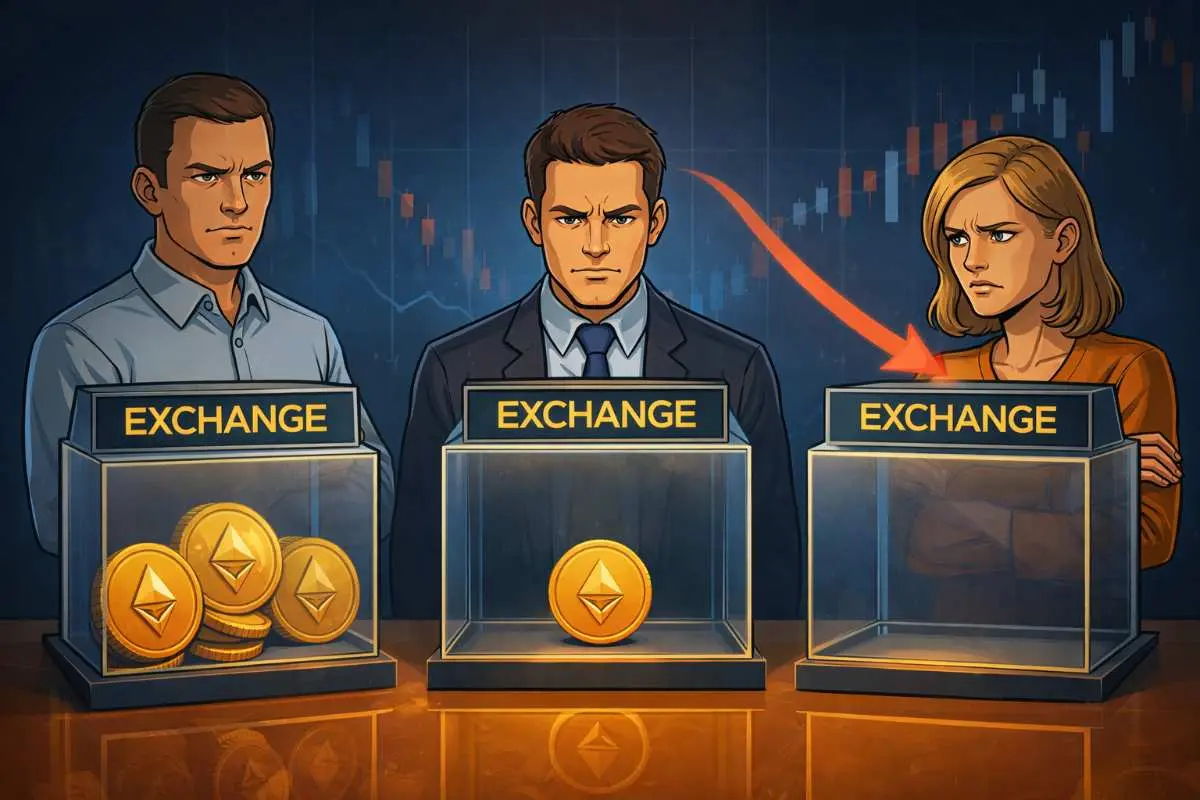 Exchange reserves Ethereum
