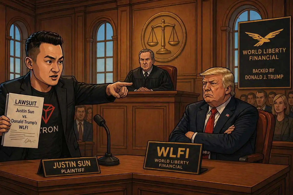 Justin Sun Donald Trump WLFI