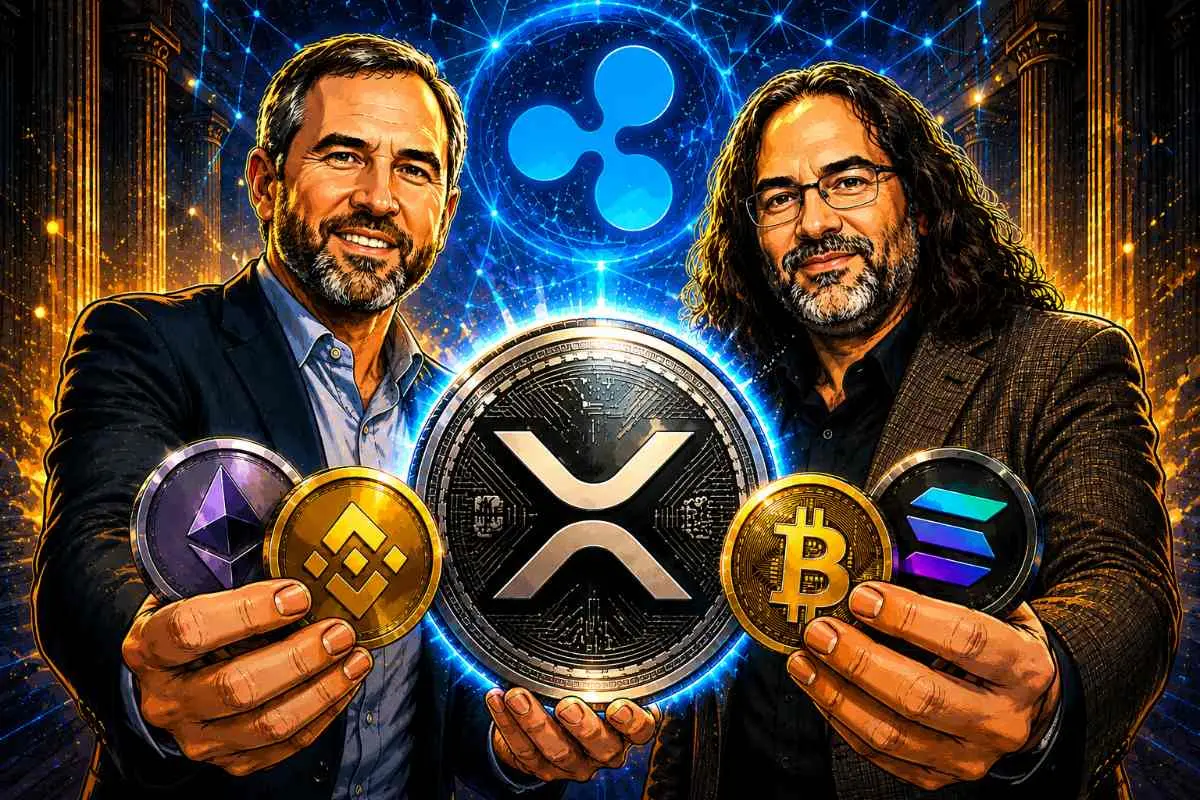 Brad Garlinghouse en David Schwartz XRP