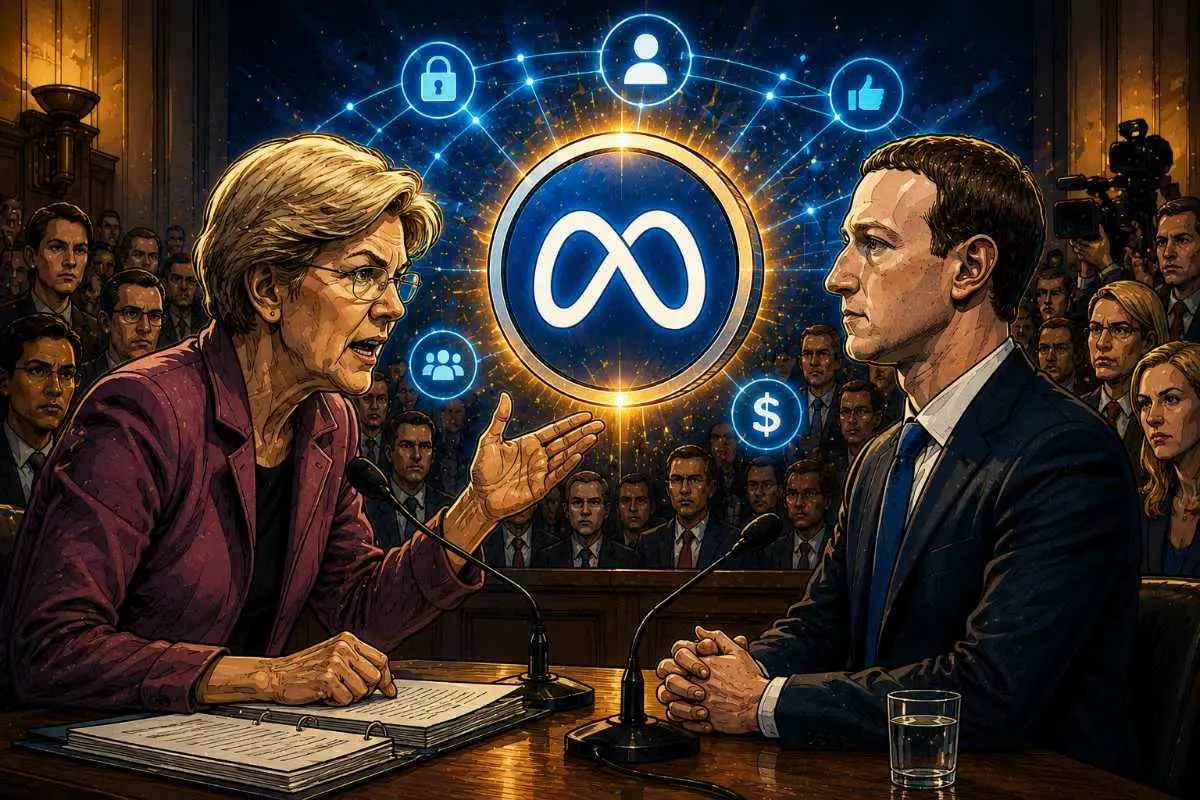Meta stablecoins Elizabeth Warren