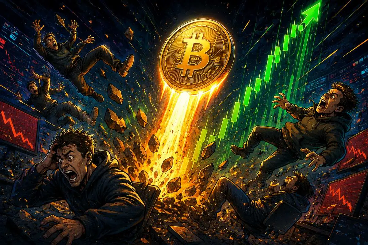 Bitcoin koersanalyse short squeeze