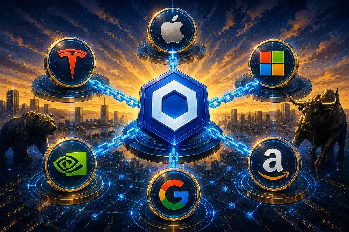 Chainlink tokenized aandelen