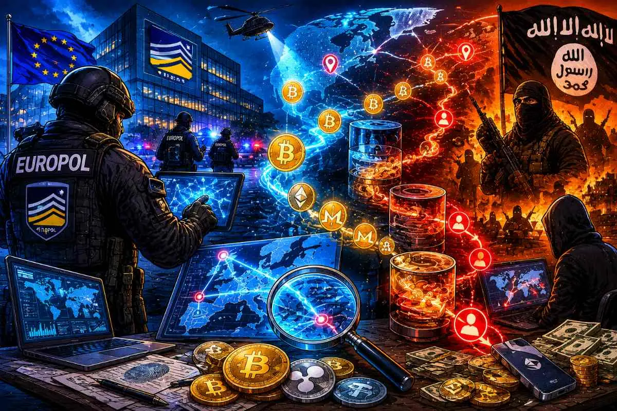 Europol ISIS crypto-witwasroute