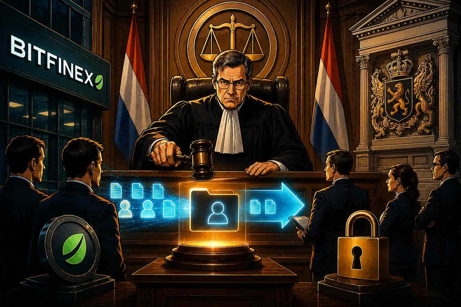 Rechter Nederland Bitfinex crypto fraude
