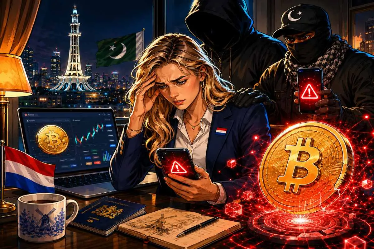 Nederland crypto-onderneemster Pakistan