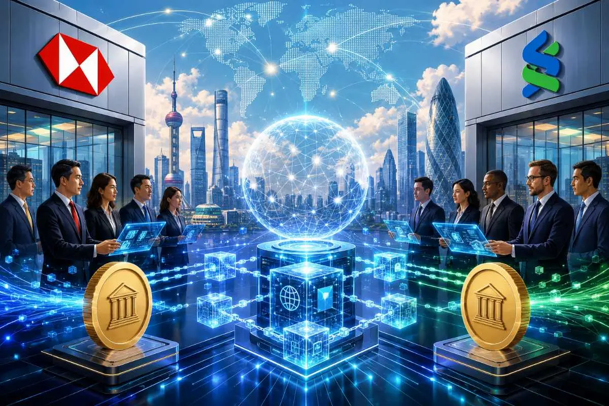 Swift HSBC Standard Chartered blockchain
