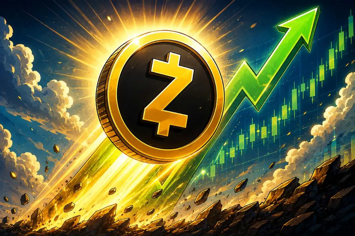 Zcash koers stijgt hard