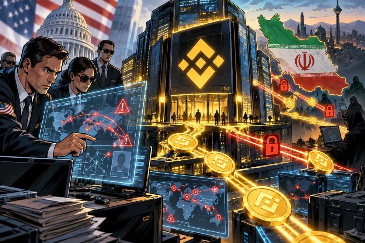 Binance VS onderzoek Iran sancties