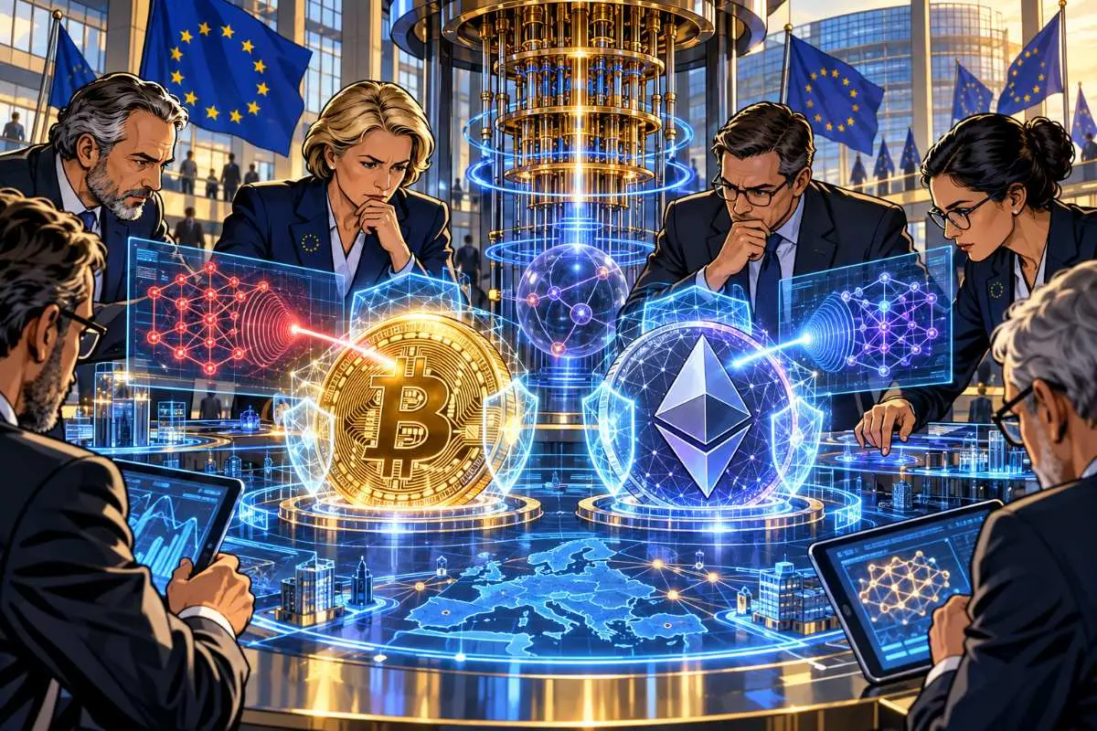 EU Bitcoin Ethereum quantumveiligheid