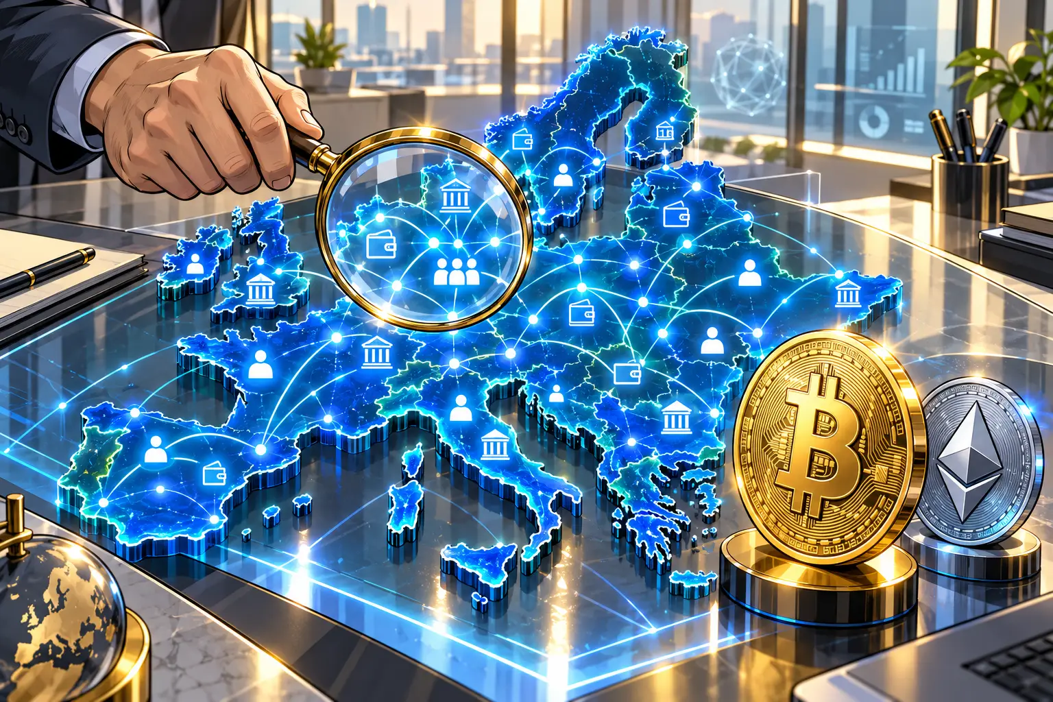 Crypto-adoptie in Europa onderzocht