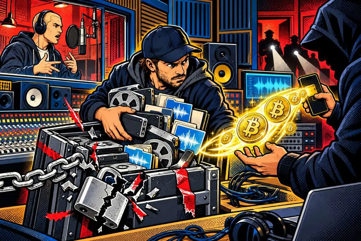 Eminem Bitcoin auteursrechten