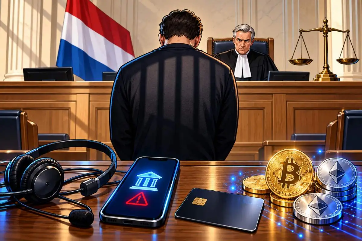 Rechtbank met bankfraude en cryptomunten