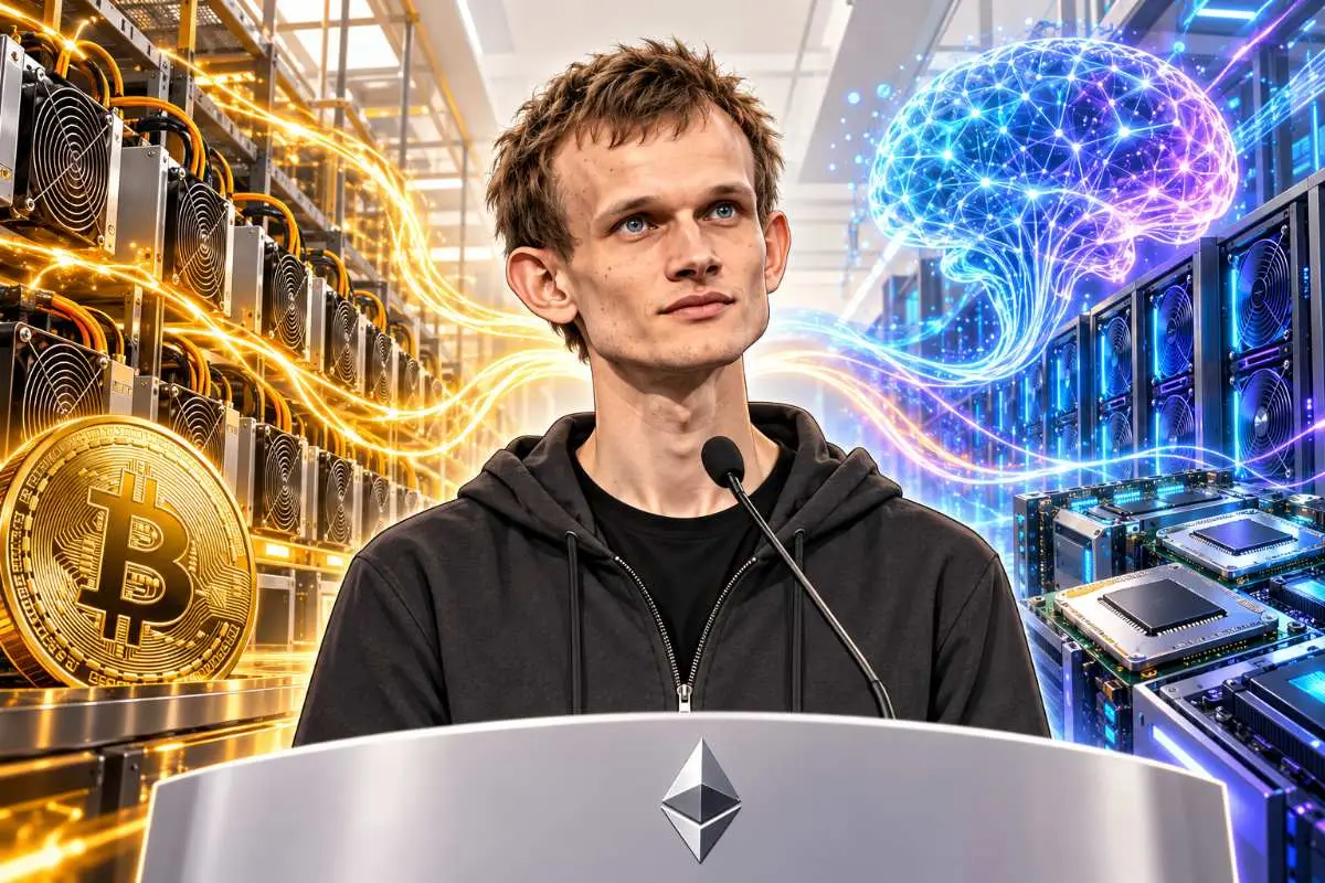 Vitalik tussen Bitcoin mining en AI