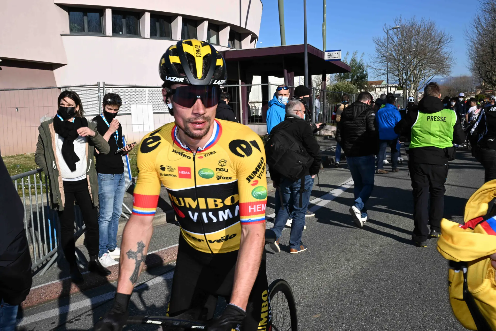 "Everything went as hoped" on the Col de Turini says Primoz Roglic