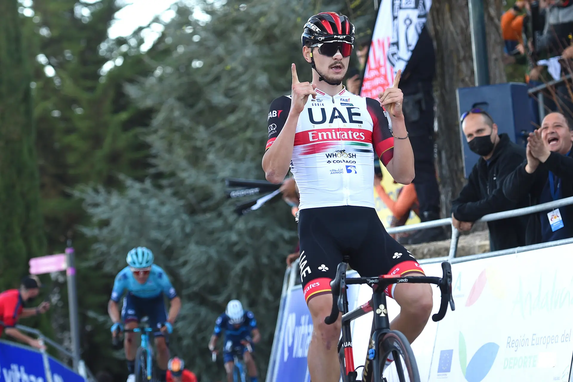 Alessandro Covi's brave attempt in the final sprint " but had really fast riders ahead and probably couldn’t do better"