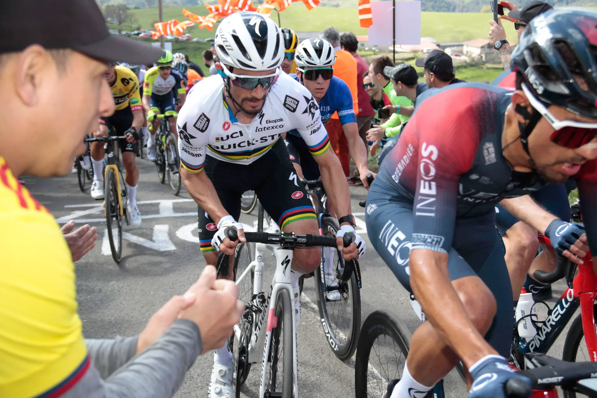 Patrick Lefevere once more shows disappointment with Alaphilippe: "He was able to save himself by winning the Worlds twice. But this is not enough"