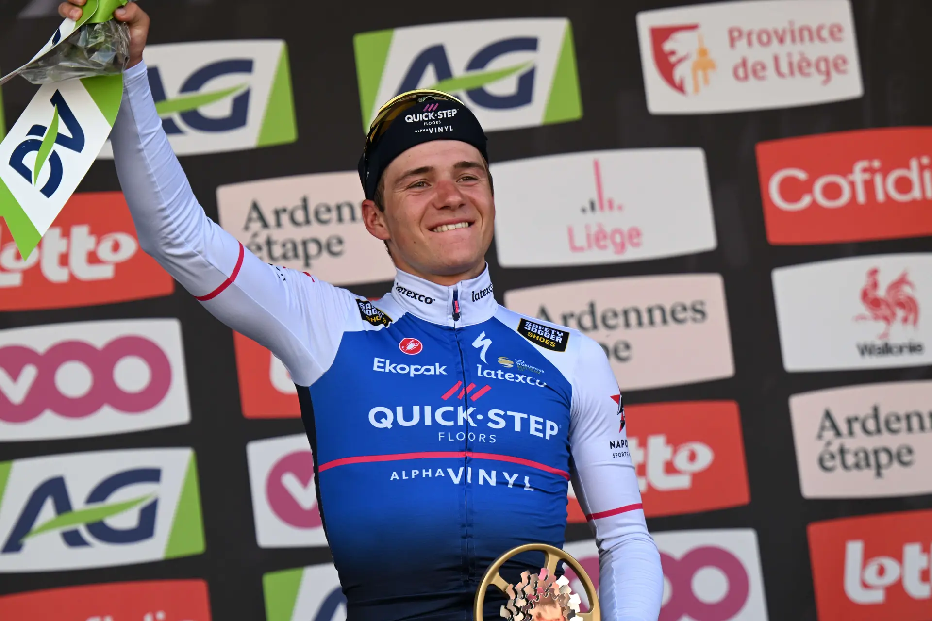 Wheels on the ground in Spain already for Remco Evenepoel