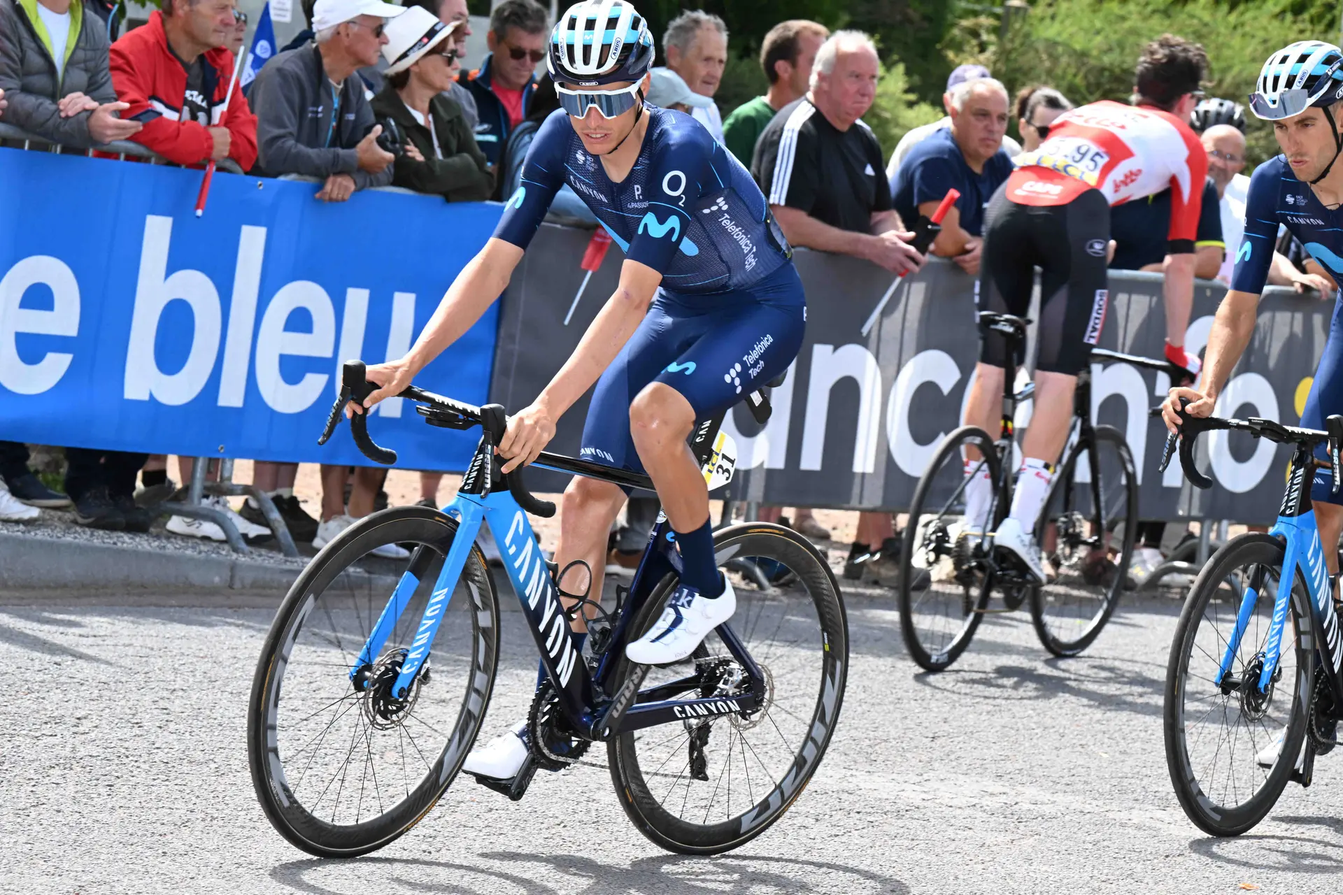 Enric Mas leads Movistar at Tour de France