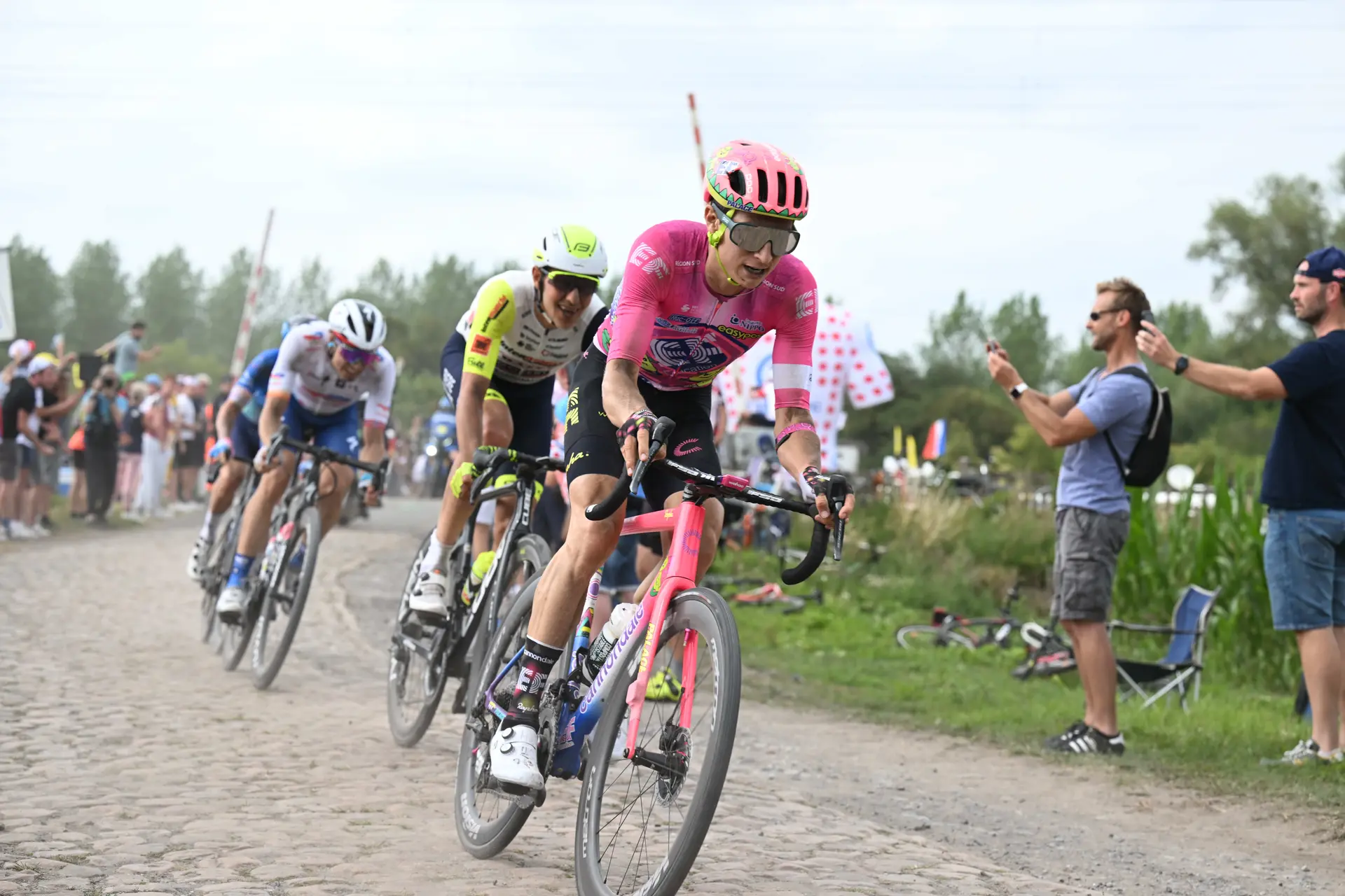 Neilson Powless reveals that he got green light from his team and teammate Marijn Van den Berg to pursuit the win in Grand Prix La Marseillaise: “I want to thank them for the freedom to go my own way”
