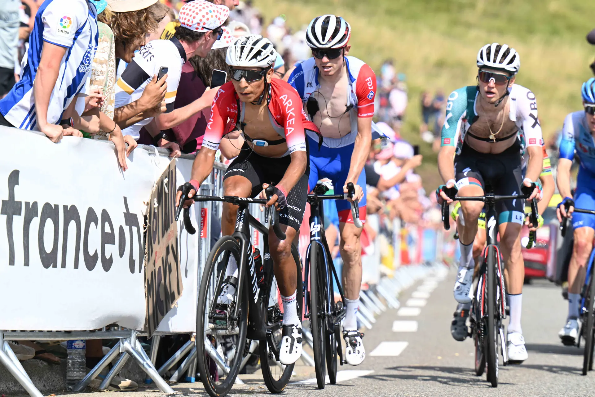 Arkéa Samsic claim to have "no idea" over origin of Quintana's tramadol positive