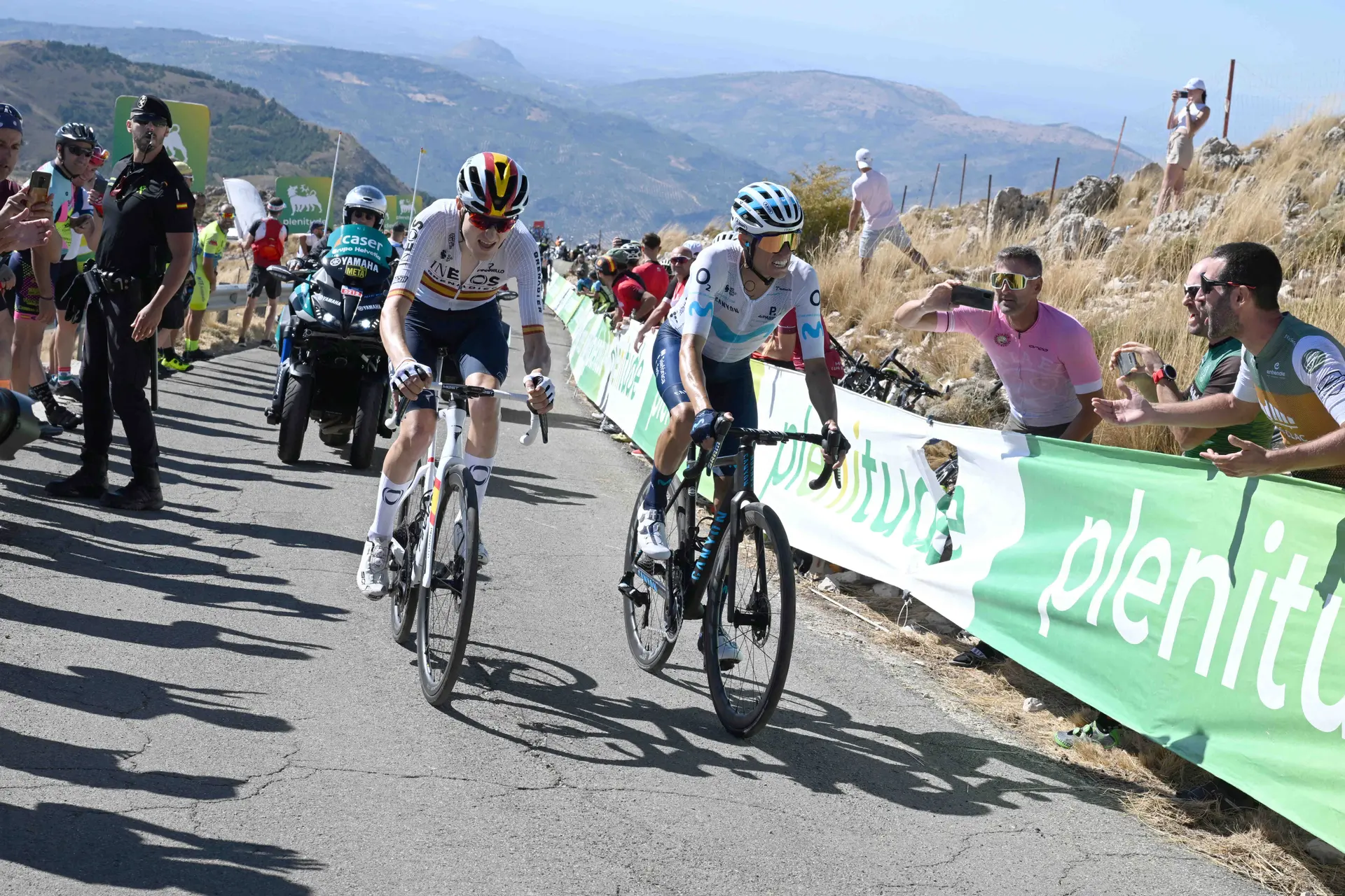 Enric Mas cracks after trying to "make a difference on that final climb"