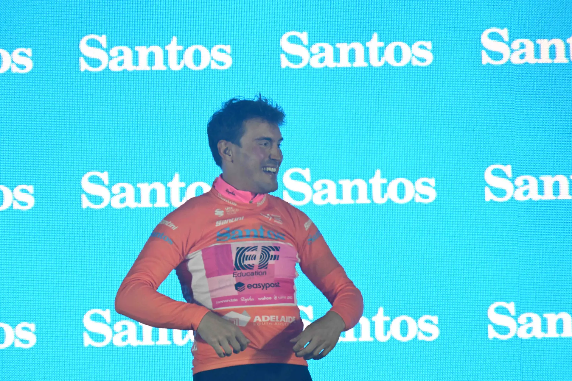 "The weather of Australia helped me. It's a surprise, and I'm really happy" - Alberto Bettiol on his victory in prologue and influence of rain on the result
