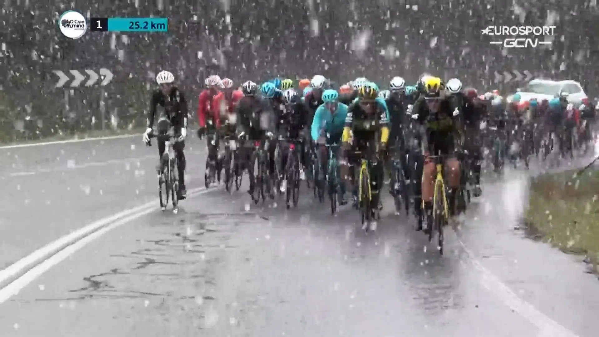 Breaking: Snowstorm cancels Gran Camino's stage 1