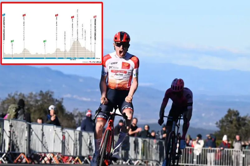 PREVIEW | Tour des Alpes Maritimes et du Var 2023 stage 2 - Kevin Vauquelin has explosive stage to defend yellow jersey
