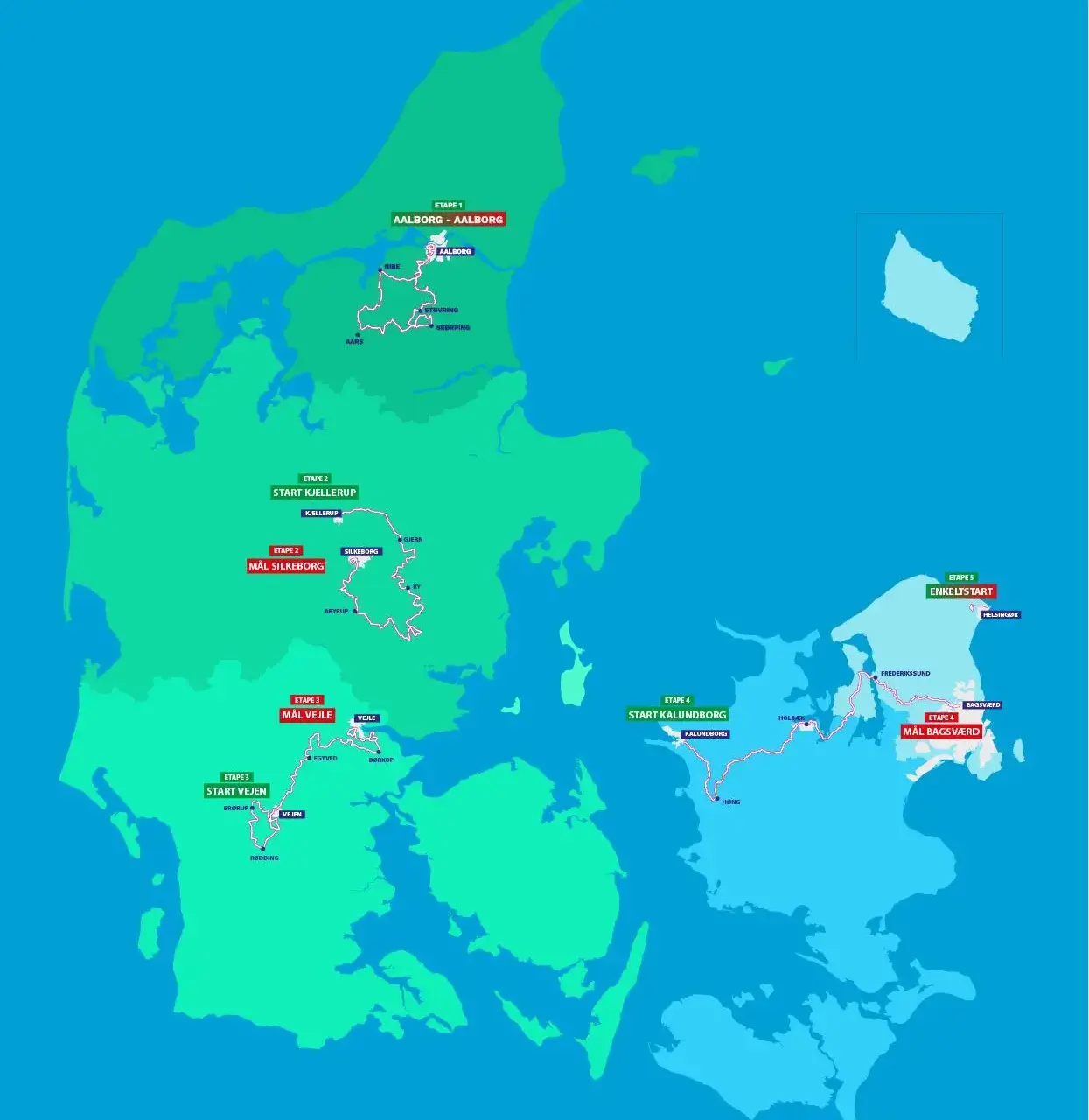 Profiles & Route Tour of Denmark 2023