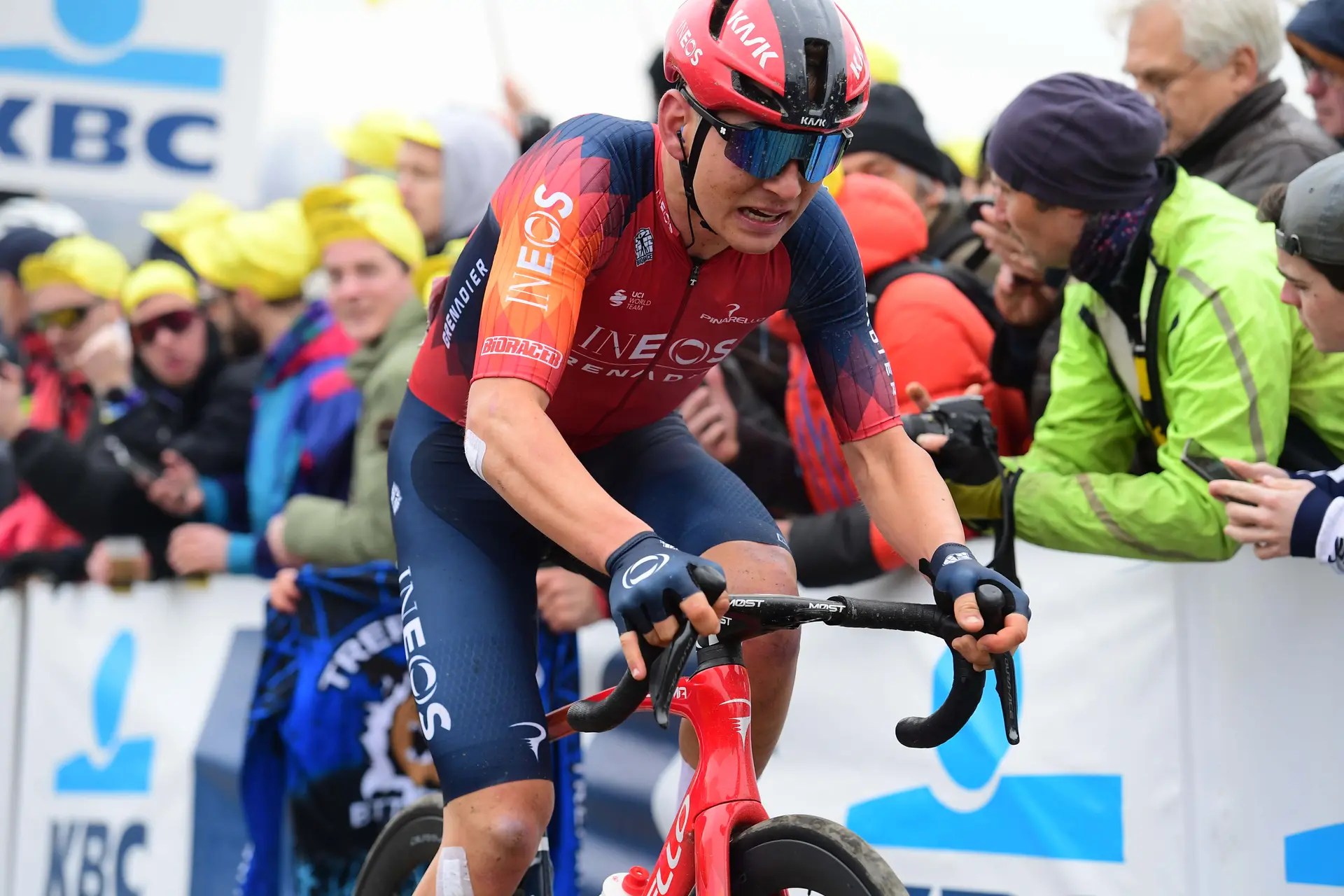 Tarling, Sheffield, Turner e De Plus lideram a INEOS Grenadiers na Volta à Flandres