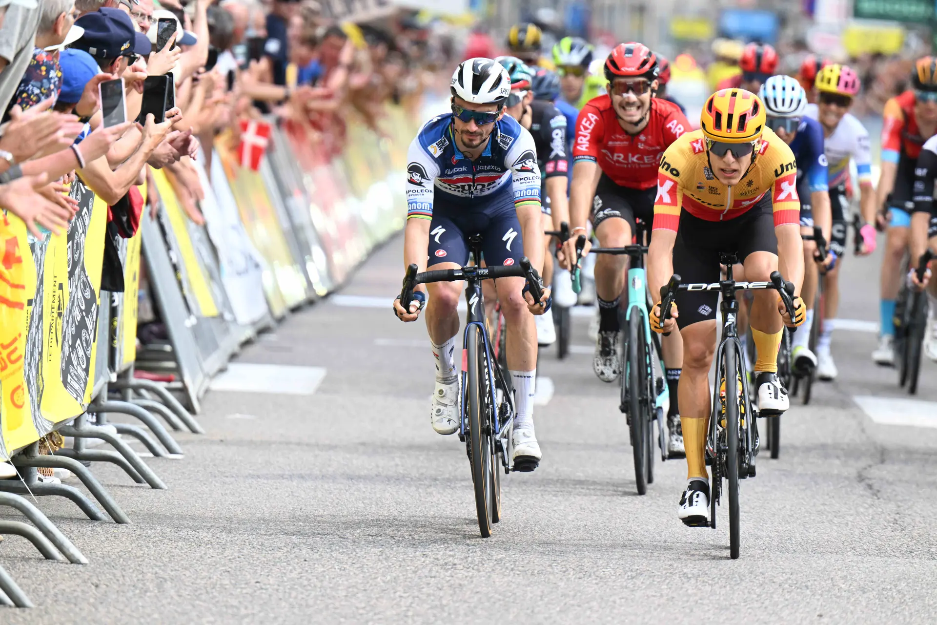 “I couldn't follow Carapaz and certainly not Vingegaard" - Julian Alaphilippe continues resurgence with another impressive performance at the Critérium du Dauphiné