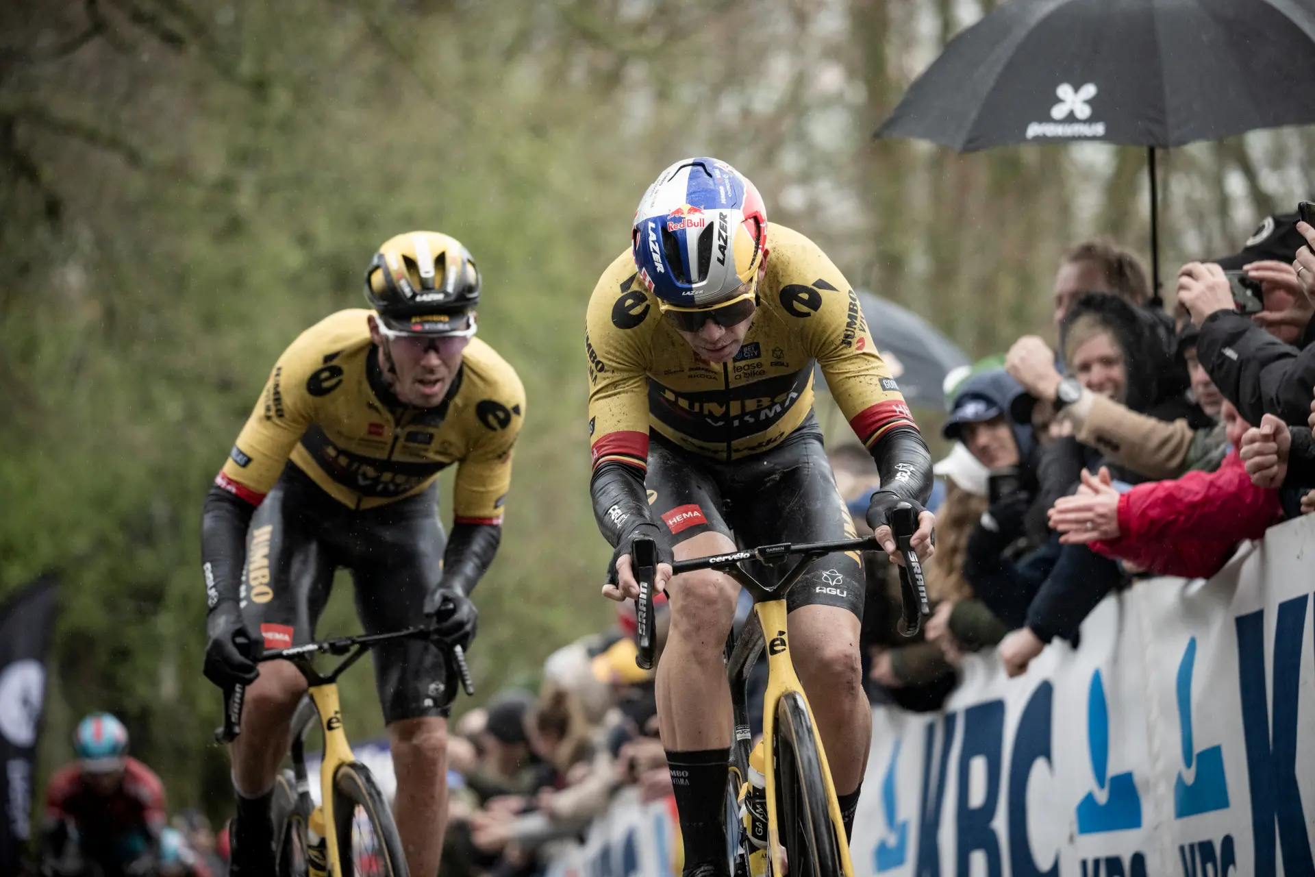 Visma | Lease a Bike won't be using adjustable tyre pressure systems at this year's Paris-Roubaix