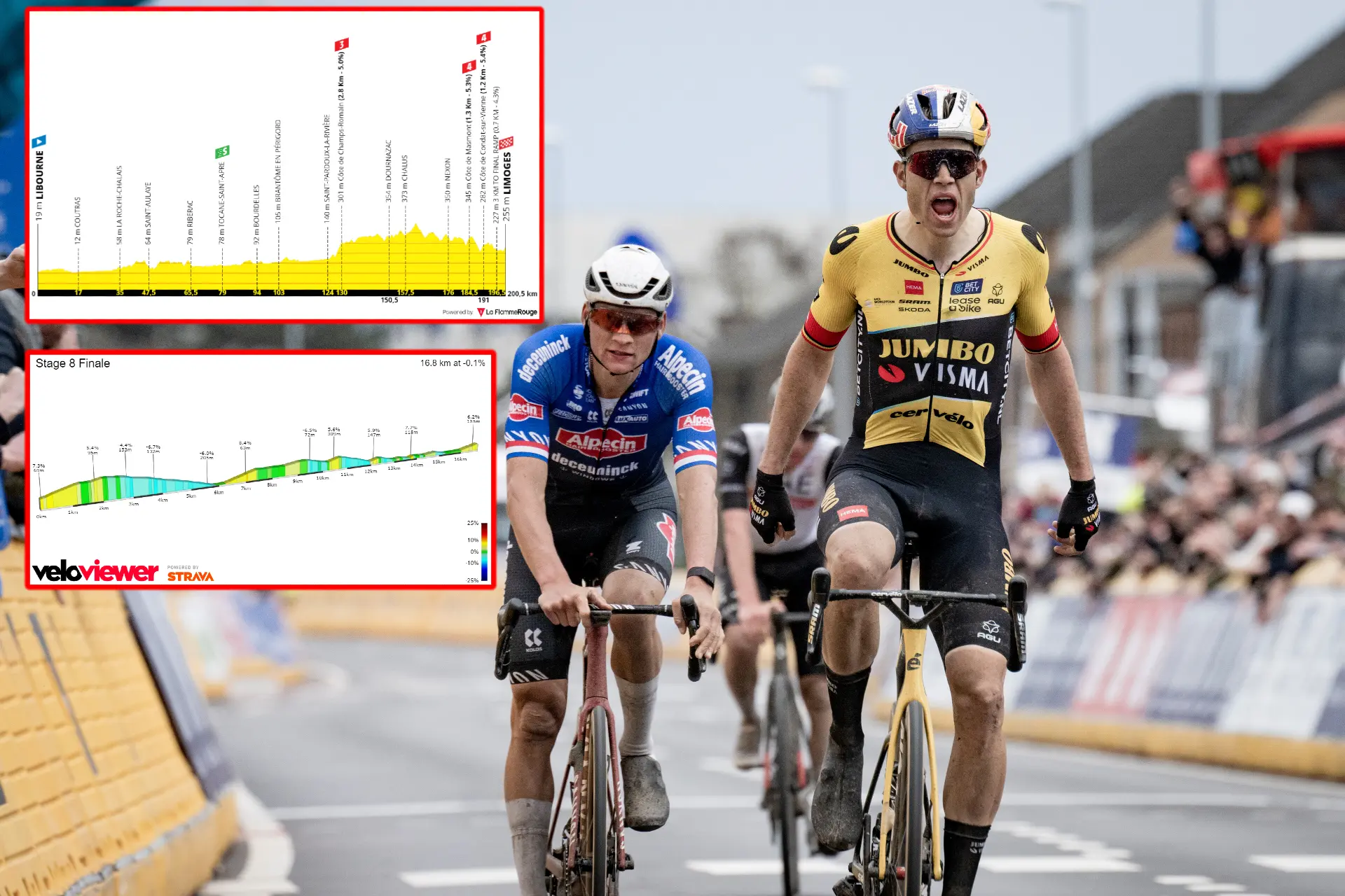 PREVIEW | Tour de France 2023 stage 8 - Van Aert and van der Poel favourites for hilly sprint